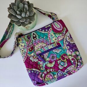 Vera Bradley Paisley Hipster Quilted Crossbody Bag